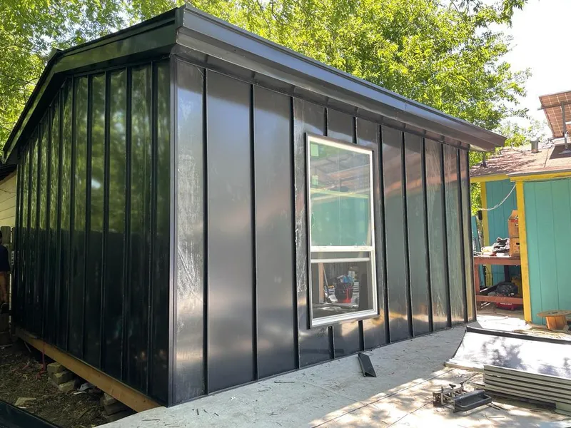 Black standing seam metal wall panels for Roof Inspection in Lower Providence